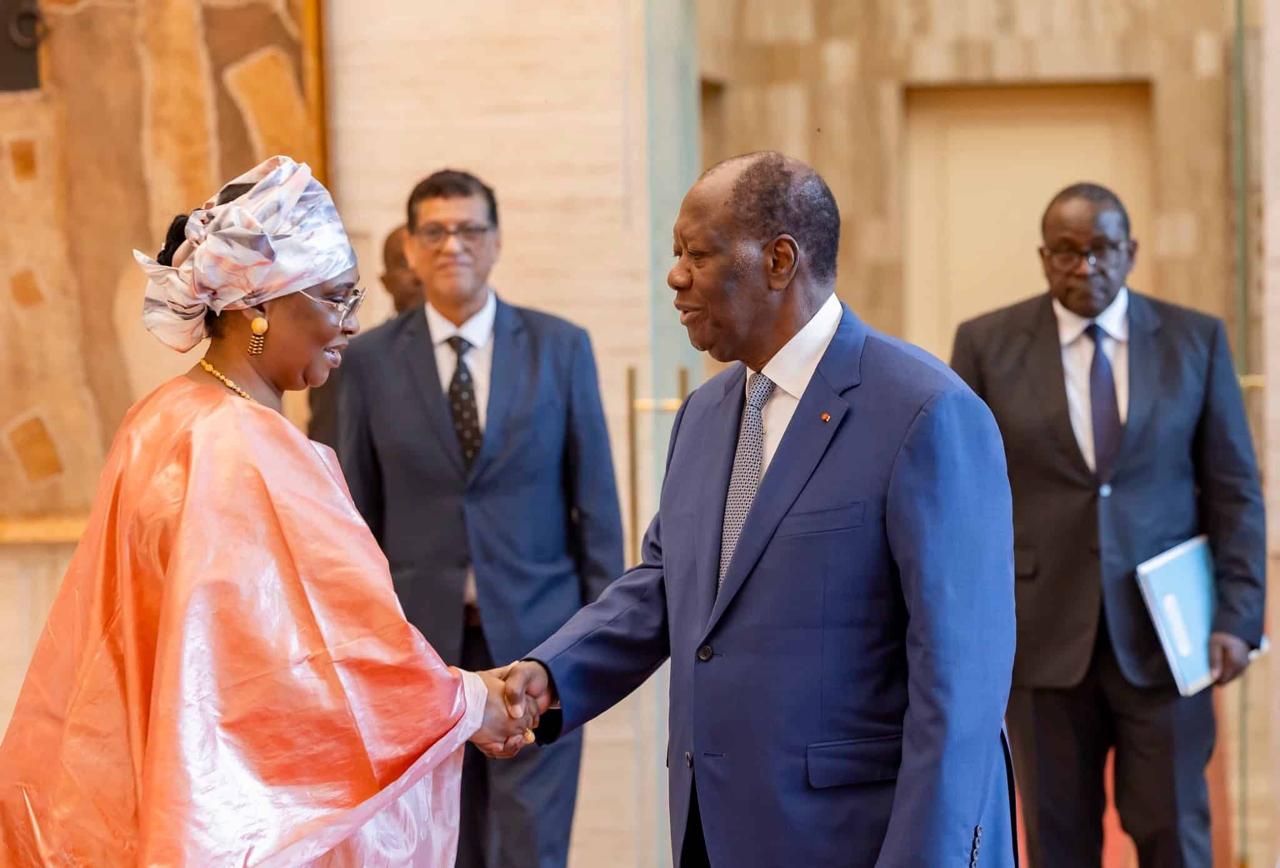 Rencontre avec le Président de Côte d'Ivoire